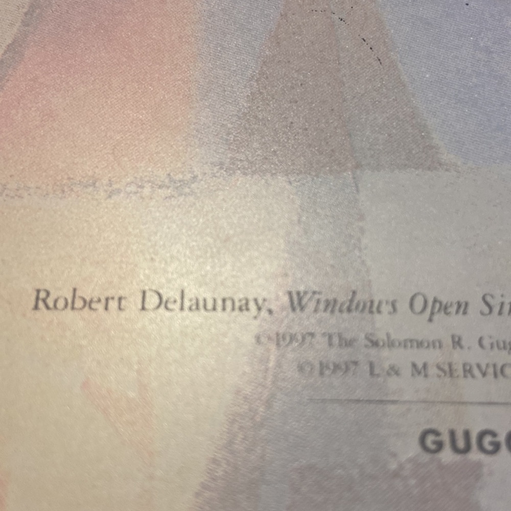 Robert Delaunay oval console bowl."Windows Open Simultaneously" - Picture 2 of 7